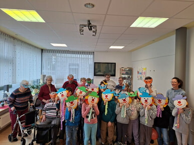 Besuch der Grundschule im Betreuten Wohnen Kirchardt